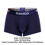 Unico 22120100106 Profundo M22 Trunks Color 82-Dark Blue