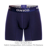 Unico 22120100202 Profundo A22 Boxer Briefs Color 82-Dark Blue