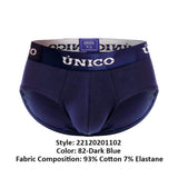 Unico 22120201102 Profundo A22 Briefs Color 82-Dark Blue