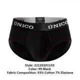 Unico 22120201103 Intenso A22 Briefs Color 99-Black