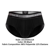 Unico 22120201114 Nebuloso M22 Briefs Color 99-Black