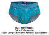 Unico 23050201101 Efige Briefs Color 63-Turquoise