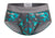 Unico 23050201104 Escaque Briefs Color 63-Green