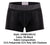 Unico 24080100122 Ardid Trunks Color 99-Black