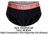 Unico 24110101108 Oro Rosa Briefs Color 99-Black