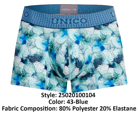 Unico 25020100104 Abalon Trunks Color 43-Blue