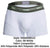 Unico 25040100122 Sensacion Trunks Color 00-White
