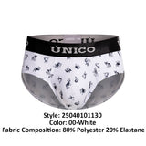 Unico 25040101130 Frenchis Briefs Color 00-White