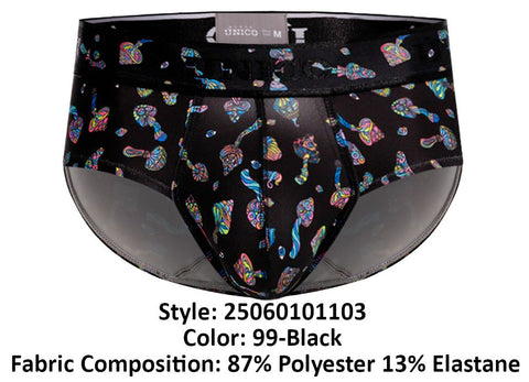 Unico 25060101103 Hongos Briefs Color 99-Black