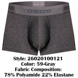 Unico 26020100121 Brio Trunks Color 59-Gray