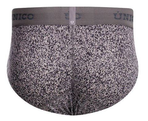Unico 26020101114 Suede Briefs Color 59-Gray