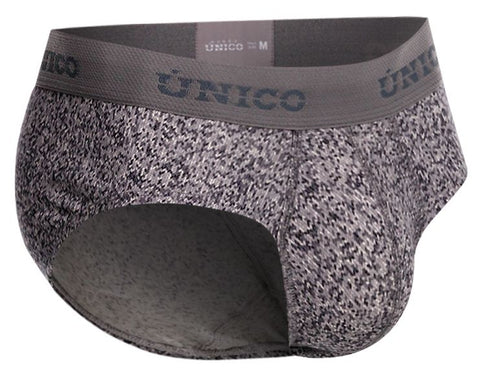 Unico 26020101114 Suede Briefs Color 59-Gray
