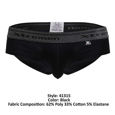 Xtremen 41315 Cotton Blend Briefs Color Black