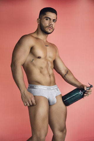 Xtremen 41315 Cotton Blend Briefs Color Jasper Gray