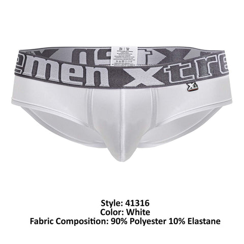 Xtremen 41316 Microfiber Briefs Color White