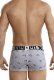 Xtremen 51437C Cycling Print Boxer Briefs Color Light Gray