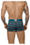 Xtremen 51453C Stripes Trunk Color Turquoise