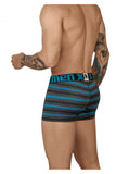 Xtremen 51453C Stripes Trunk Color Turquoise