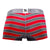 Xtremen 51475C Microfiber Athletic Trunks Color Red