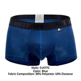 Xtremen 51477C Microfiber Jacquard Trunks Color Blue