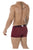 Xtremen 51478C Microfiber Jacquard Trunks Color Red