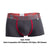 Xtremen 91028 Piping Boxer Briefs Color Gray