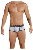 Xtremen 91029 Stripes Briefs Color White