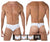 Xtremen 91031-3 3PK Piping Thongs Color White