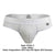 Xtremen 91031-3 3PK Piping Thongs Color White