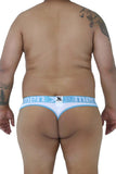 Xtremen 91031X-3 3PK Thongs Color Fuchsia-White-Blue