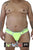 Xtremen 91031X-3 3PK Thongs Color Green-White-Fuchsia