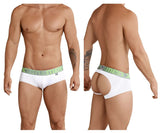 Xtremen 91032 Butt lifter Jockstrap Color White-Silver