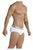 Xtremen 91032 Butt lifter Jockstrap Color White-Silver