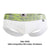 Xtremen 91032 Butt lifter Jockstrap Color White-Silver