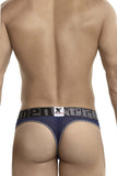 Xtremen 91036-3 3PK Thongs Color White-Gray-Blue