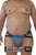 Xtremen 91054X-3 3PK Jockstrap Color Petrol-Fuchsia-Petrol