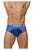 Xtremen 91059 Peekaboo Mesh Briefs Color Blue