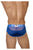 Xtremen 91059 Peekaboo Mesh Briefs Color Blue