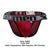 Xtremen 91081 Microfiber Jacquard Bikini Color Red