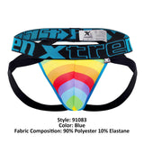 Xtremen 91083 Microfiber Pride Jockstrap Color Blue