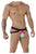 Xtremen 91083 Microfiber Pride Jockstrap Color Red