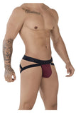 Xtremen 91085 Microfiber Jacquard Jockstrap Color Red