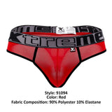 Xtremen 91094 Microfiber Thongs Color Red