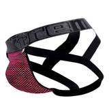 Xtremen 91099 Microfiber Mesh Jockstrap Color Red