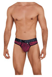 Xtremen 91100 Microfiber Mesh Thongs Color Red