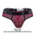 Xtremen 91100 Microfiber Mesh Thongs Color Red