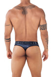 Xtremen 91113 Faux Leather Thongs Color Navy