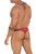 Xtremen 91126 Mesh Thongs Color Red