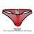 Xtremen 91126 Mesh Thongs Color Red