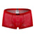 Xtremen 91127 Mesh Trunks Color Red